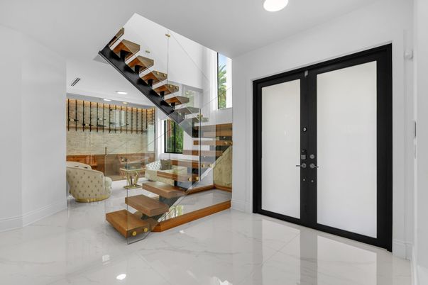 Interior, Marble, Recessed Lighting
