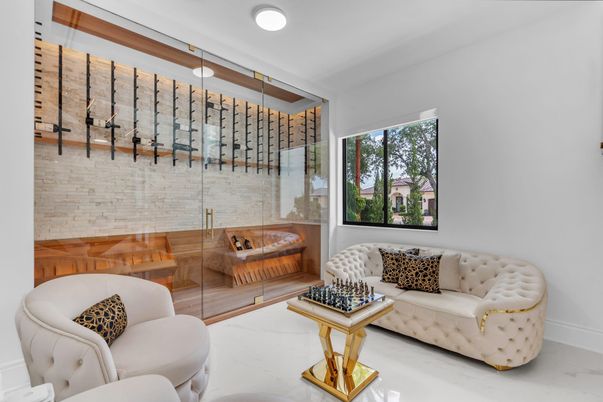 Interior, Living room, Wine Storage