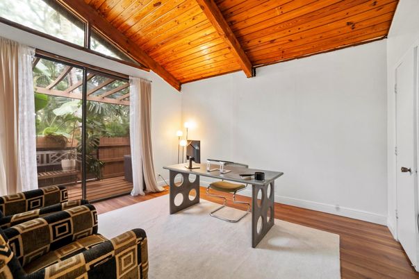 Home Office, Interior, Wooden Beams, Wooden Ceilings, Wood Texture Flooring