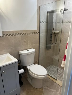 Bathroom, Glass Shower, Interior