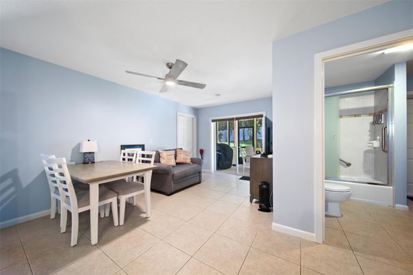 Bathroom, Dining room, Interior