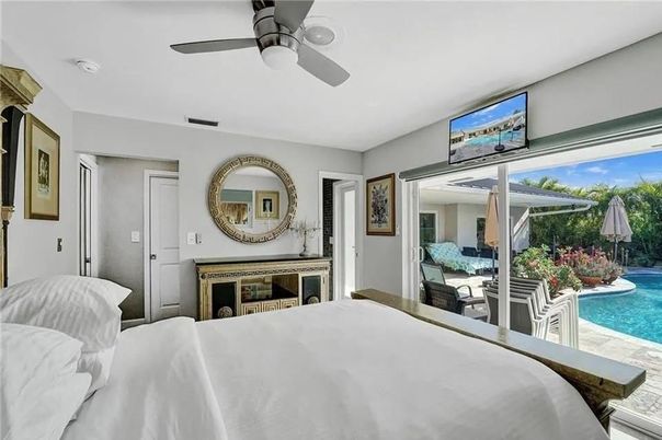 Bedroom, Fireplace, Interior