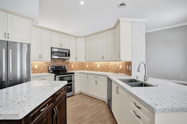 Interior, Kitchen, Recessed Lighting, Stainless Steel Appliances