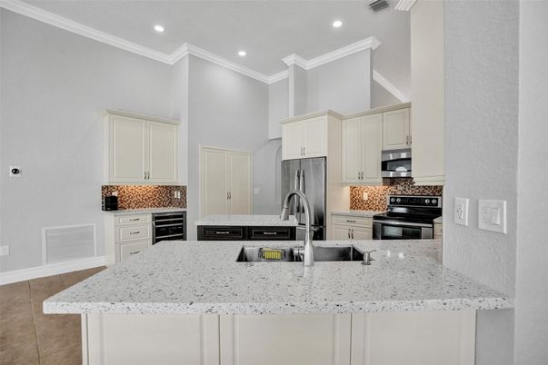 Interior, Kitchen, Recessed Lighting, Stainless Steel Appliances