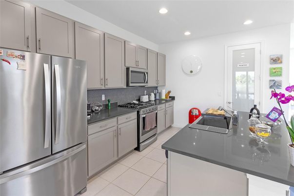 Interior, Kitchen, Recessed Lighting, Stainless Steel Appliances
