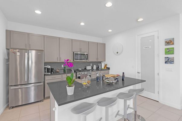 Interior, Kitchen, Recessed Lighting, Stainless Steel Appliances
