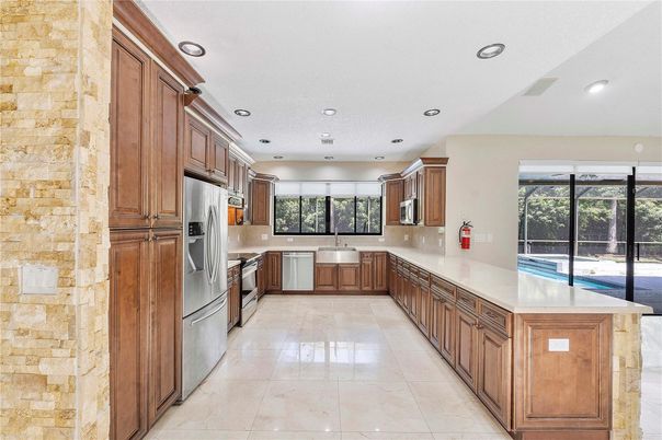 Interior, Kitchen, Recessed Lighting, Stainless Steel Appliances