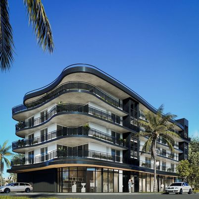 Exterior, Facade, Condo Building