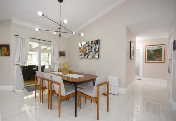 Dining room, Interior, Pendant Lights