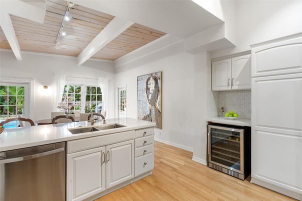 Interior, Kitchen, Wooden Ceilings, Wood Texture Flooring