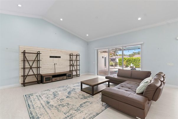 Interior, Living room, Recessed Lighting