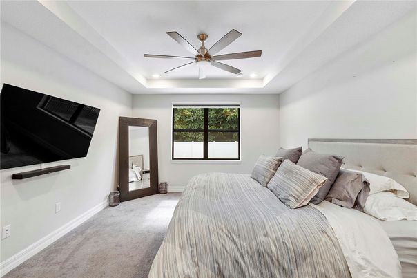 Bedroom, Interior, Recessed Lighting