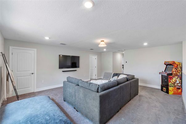 Interior, Living room, Recessed Lighting