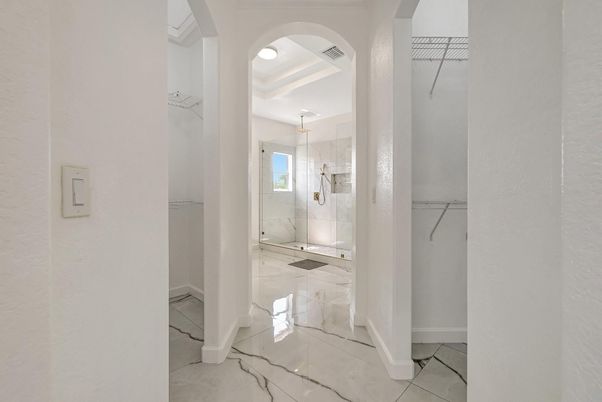 Bathroom, Glass Shower, Interior, Marble, Walk-in Closets