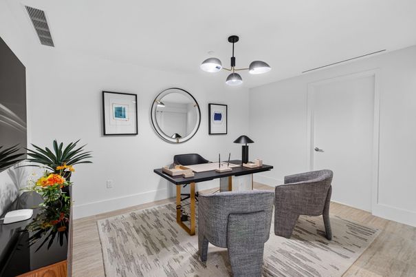 Home Office, Interior, Wood Texture Flooring