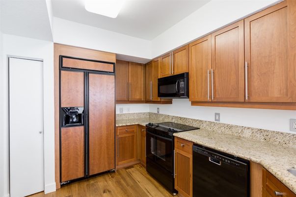 Interior, Kitchen, Wood Texture Flooring