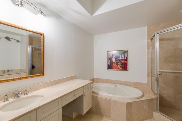 Bathroom, Dual Sink Vanities, Glass Shower, Interior