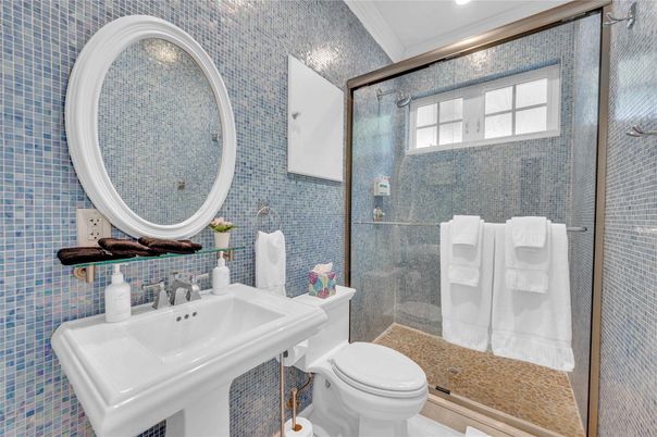 Bathroom, Glass Shower, Interior