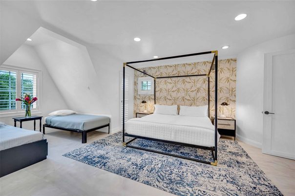 Bedroom, Interior, Recessed Lighting