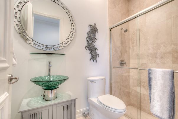 Bathroom, Glass Shower, Interior
