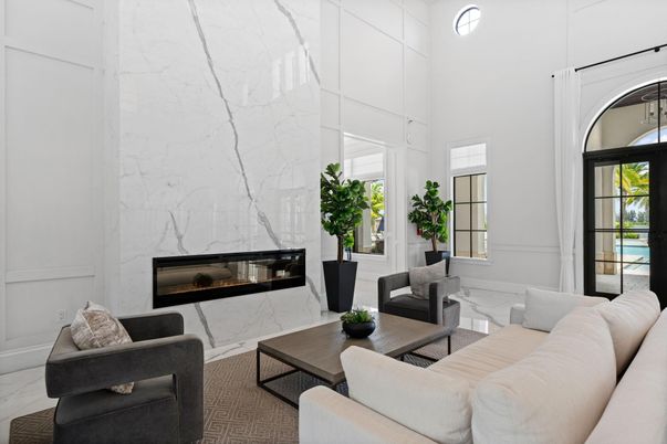 Fireplace, Interior, Living room, Marble Walls