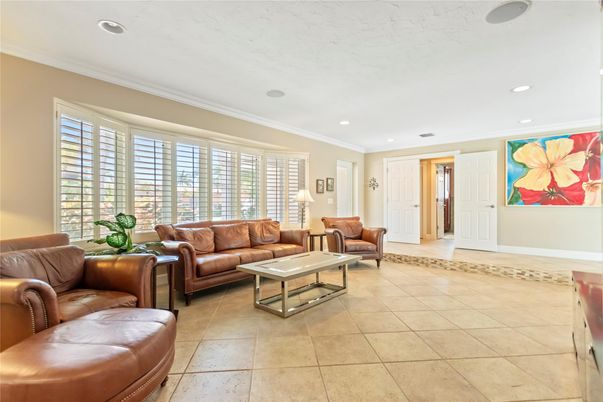Interior, Living room, Recessed Lighting