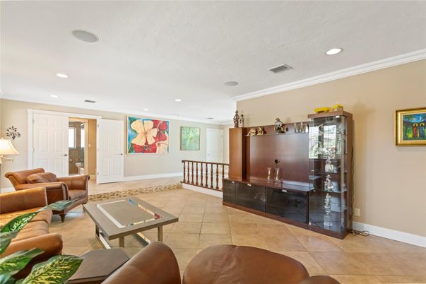 Interior, Living room, Recessed Lighting