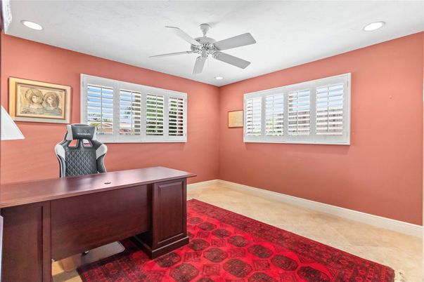 Home Office, Interior, Recessed Lighting