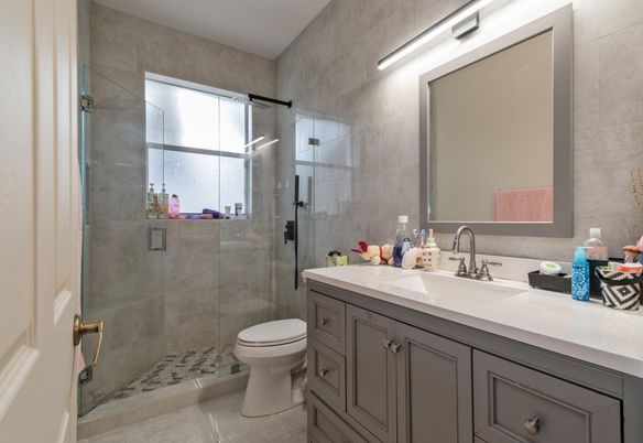 Bathroom, Glass Shower, Interior