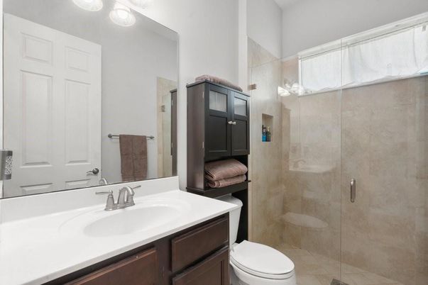 Bathroom, Glass Shower, Interior