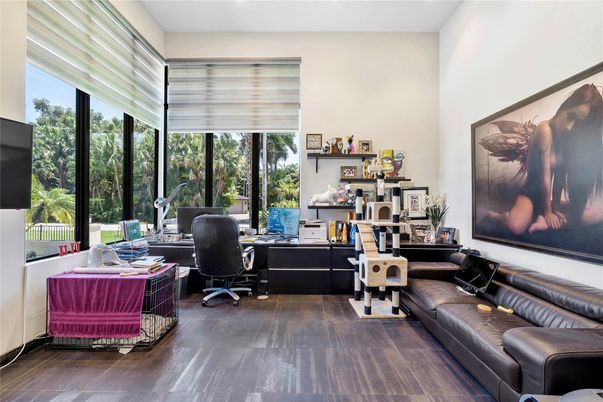 Home Office, Interior, Wood Texture Flooring