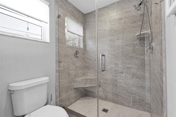Bathroom, Glass Shower, Interior, Marble, Marble Walls