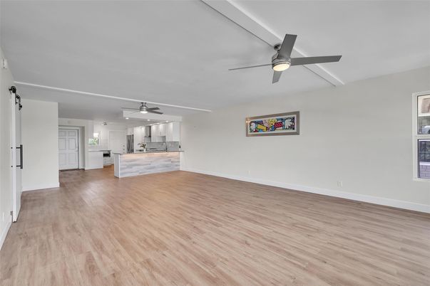 Empty room, Interior, Kitchen, Wood Texture Flooring