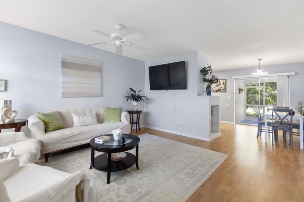 Dining room, Interior, Living room, Pendant Lights, Wood Texture Flooring