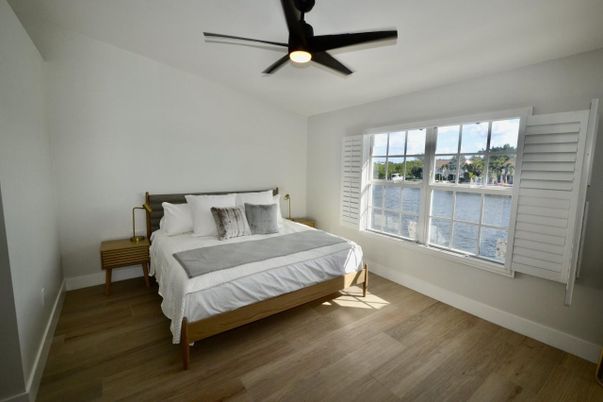 Bedroom, Interior, Water, Wood Texture Flooring