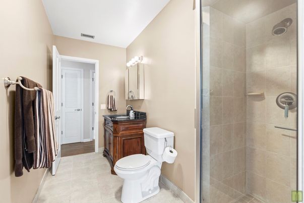 Bathroom, Glass Shower, Interior
