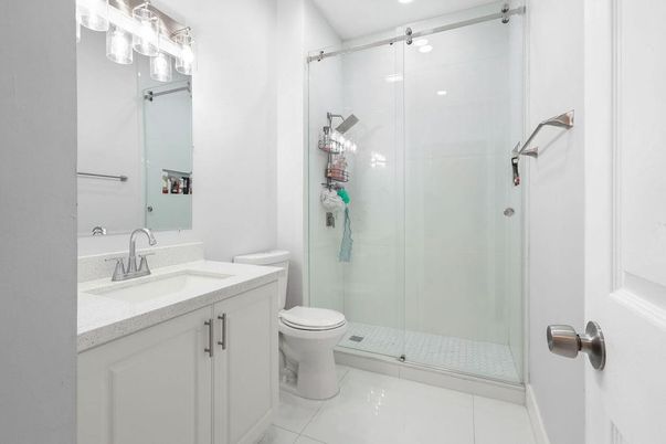 Bathroom, Glass Shower, Interior