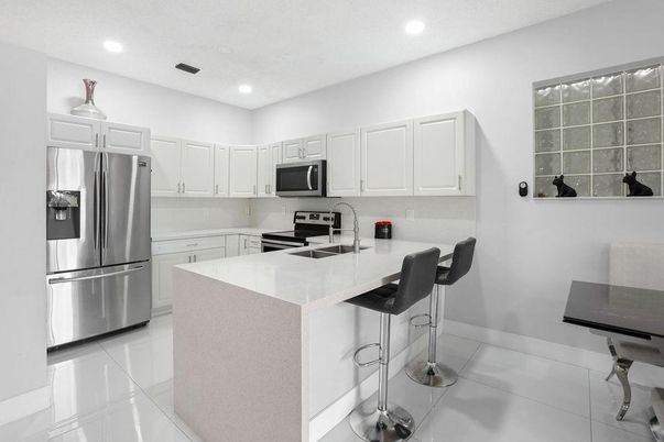 Interior, Kitchen, Recessed Lighting, Stainless Steel Appliances
