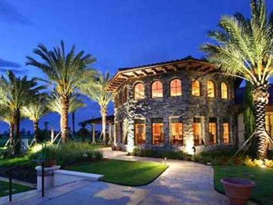 Backyard, Exterior, Facade, Mediterranean