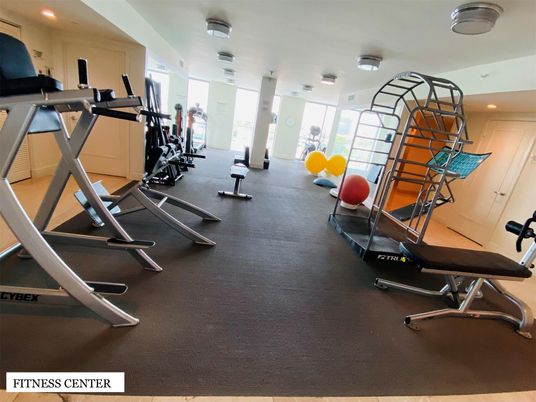 Fitness Equipment, Gym, Interior, Recessed Lighting