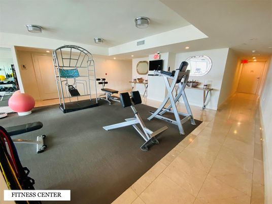 Fitness Equipment, Interior, Recessed Lighting