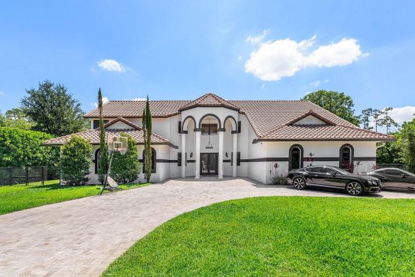 Backyard, Exterior, Facade, Spanish Mediterranean