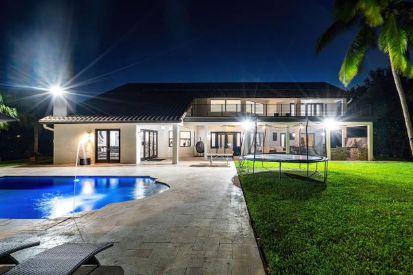 Backyard, Exterior, Playground, Pool