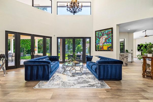 Chandelier, Interior, Living room, Wood Texture Flooring