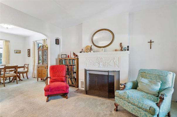 Dining room, Fireplace, Interior