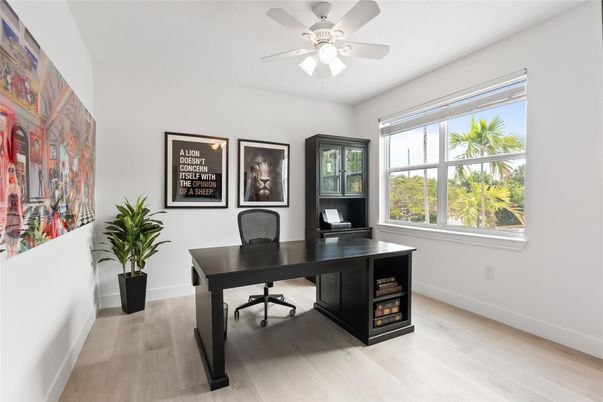 Home Office, Interior, Wood Texture Flooring