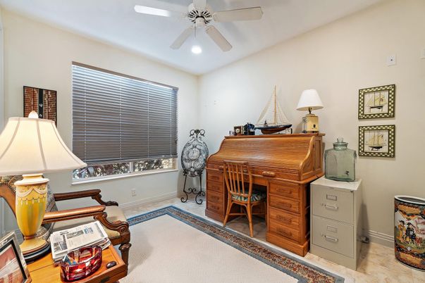 Home Office, Interior, Recessed Lighting
