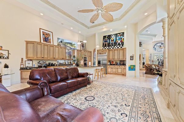 Interior, Kitchen, Living room, Recessed Lighting, Stainless Steel Appliances
