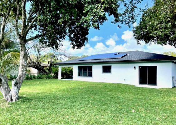 Backyard, Exterior, Solar Panels