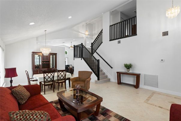 Chandelier, Dining room, Interior, Living room, Recessed Lighting